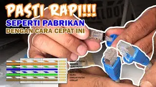 Cara Crimping Kabel LAN/UTP RJ45 Cat 6 ‼️ (Straight)