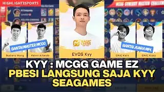 JAGO NYA MCGG DONE, JUARA MPL DONE, PBESI LANGSUNG KYY SEA GAMES #mcgg #mcggrisingstars