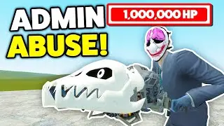 THEY DON'T KNOW I'M IN GOD ADMIN ABUSE - Gmod DarkRP Admin Abuse (Take No Damage HACKER!)