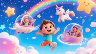 Magic Rainbow Bus &mdash; Spin and Sing! | Colorful Kids Song | Toddler Sing-Along & Fun Adventure 🚌🌈🎶