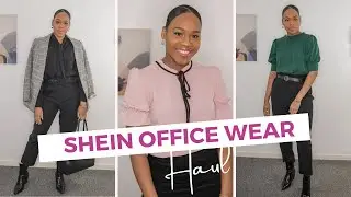 Shein Office Wear Haul | Work Outfit Ideas |Queenteshna