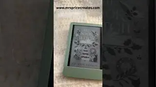 Decorating my 2024 Matcha Kindle Original www.mrspricecreates.com #matchakindle #kindle2024 #kindle
