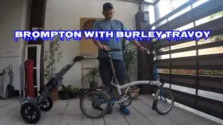 Brompton with Burley Travoy #nomasstransport #covid19 #lockdown #quarantine