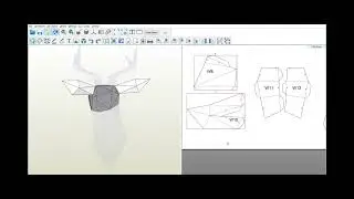 Deer trophy GMTRX - papercraft assembling tutorial