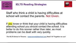 IELTS Reading StrategiesThe difference between FALSE and NOT GIVEN