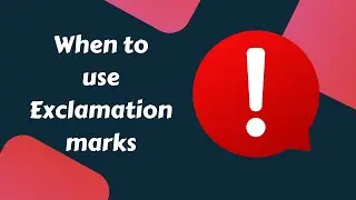When to use exclamation marks