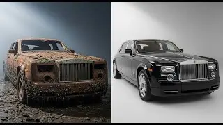 ASMR Car Restoration! Total Scrap 2005 Rolls-Royce Phantom Found Underwater &rarr; Looking New