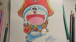 How to draw doremon for kids easy #kids #doremon #easyartforkids