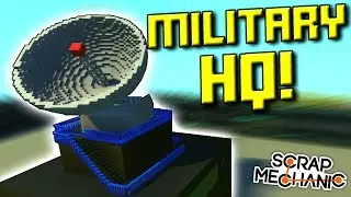 VEHICLE GARAGES and MILITARY HEADQUARTERS! [FMB 18] - Scrap Mechanic Gameplay