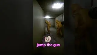DON'T Jump the Gun - Inside the Backrooms #funnymoments #gaming