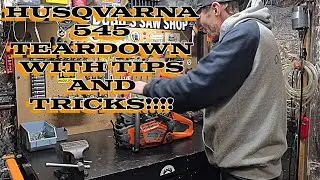 Разборка Husqvarna 545 и советы по работе с портами!!!!