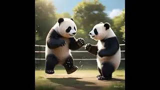 Adorable Panda Play Fight &ndash; Too Cute to Handle!