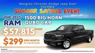 Built for Summer & Beyond | 2025 RAM Big Horn Quad Cab Lease Deals