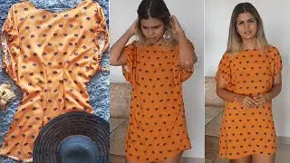 COSTURE VESTIDO SUPER FÁCIL CARAMELO TENDÊNCIA 2019