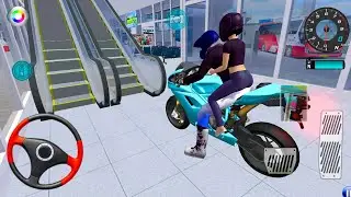 Exploring the Express Train Terminal on a RedBike - 3D Driving Class 2025 gameplay Shokher Racing