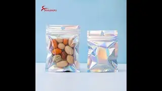 Holographic Mini Aluminum Foil Zip Lock Bags