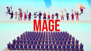 ALL MAGE UNITS vs 100x MELEE UNITS Part 2 | TABS - Totally Accurate Battle Simulator