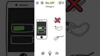 Brain out. Level 167. Charge it.