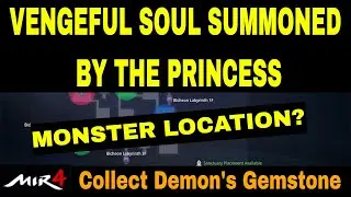 Vengeful Soul Summoned by the Princess MIR4 BICHEON TOWN QUEST