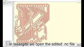 FlatCam gerber to gcode for laser plotting