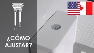 SANITARIO ONE PIECE - AJUSTAR LAS VARILLAS DOBLE PULSADOR