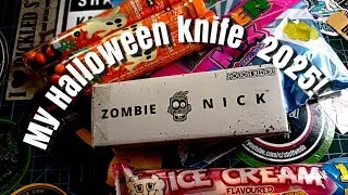 Мой нож на Хэллоуин 2025! Rough Ryder Zombie Nick trapper