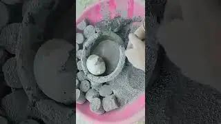 #gritty #dusty #cement #crumbling #cementasmr #trending #satisfying #clay #cementcrumbling