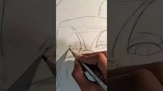 given my audience challenge draw the jethalal outline tutorial part 1 #shorts #art