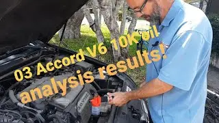 I didn't change my oil for 10000 miles! Lab Results 03 Honda Accord 3.0 V6 Amsoil 100% Synthetic