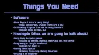 How To Make a Video Game for Beginners: Part 1-Intro!