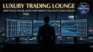 L U X U R Y Trading Lounge 📈 Deep Focus House Music for Market Volatility [ADHD Relief]