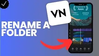 How to rename a folder in VN video editor?