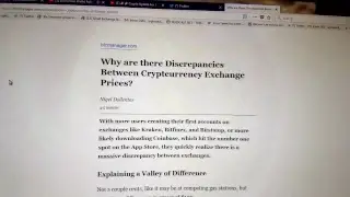 Why is there discrepancies between crypto  exchanges?