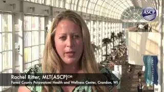 Rachel Ritter MLT(ASCP)CM, 2015 Travel Grant Recipient