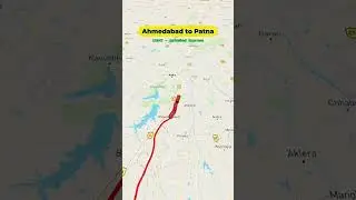 12947 Azimabad Express | Ahmedabad to Patna Distance & Route 🚆