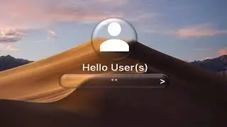 Cool MACOS Login Intro