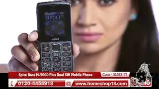 Homeshop18.com - Spice Boss M-5000 Plus Dual SIM Mobile Phone