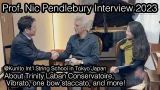 Prof. Nic Pendlebury Interview Tokyo JP & Introducing Trinity Laban Conservatoire of Music in London
