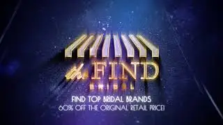 Animated Logo Design for The Find Bridal in Coral Gables.