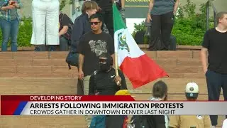More than a dozen arrested in Denver Tuesday during ICE protest