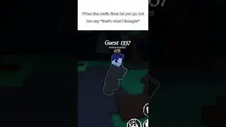 vro thought hes smth  #roblox#forsaken