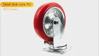 DS-32 Series industrial Medium duty Steel core Pu caster wheel