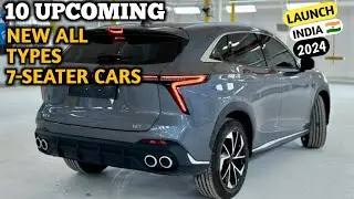 10 Upcoming All 7 Seater Cars Launch In 🇮🇳 India 2024 | Features, Launch Date | Upcoming Cars
