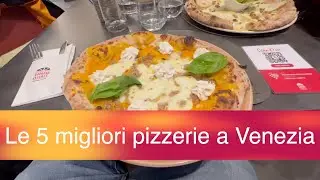 Le 5 migliori pizzerie a Venezia :Al Profeta ,Nono risorto,1000 gourmet, Birraria la Corte,Grigoris