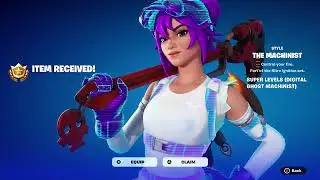 FORTNITE DIGITAL GHOST MACHINIST UNLOCKED
