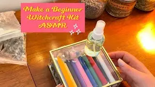 Whispered Explaining Teaching ASMR 🔮 | Sleep Inducing 💤 Beginner Witchcraft Kit Tutorial Whispering