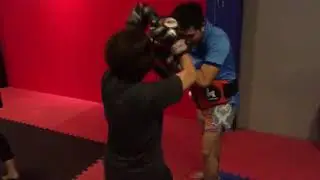 Angie Training at Sharky Gym