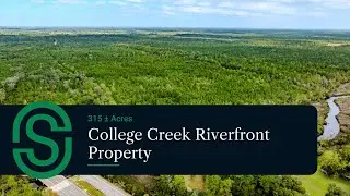 College Creek Riverfront Property • 315 ± Acres •  Deepwater Homesite  • Brunswick, Georgia