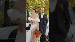 beautiful couple bride and groom✨🍂💍красивая пара жених и невеста на прогулке как в кино