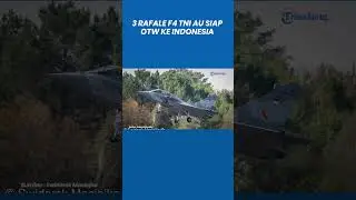 Penampakan Tiga Jet Tempur Rafale F4 TNI AU Bersiap Terbang ke Indonesia